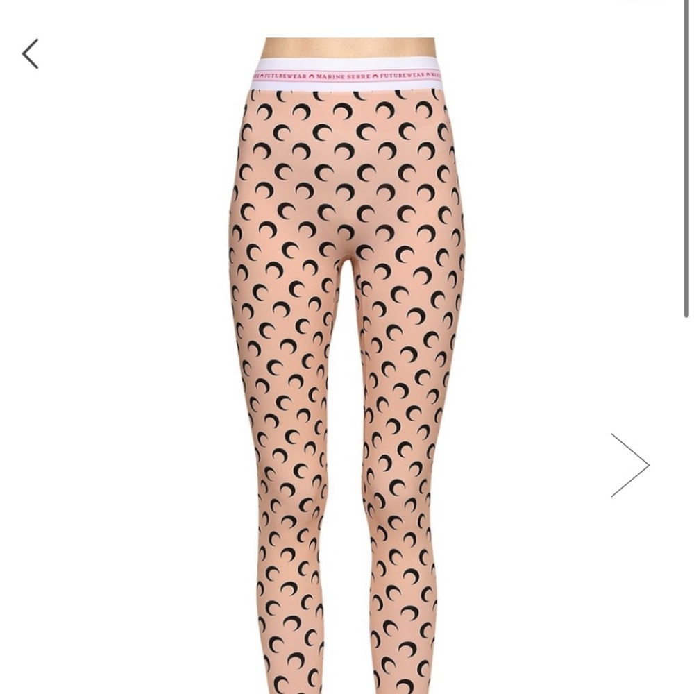 Marine Serre Moon Printed Leggings